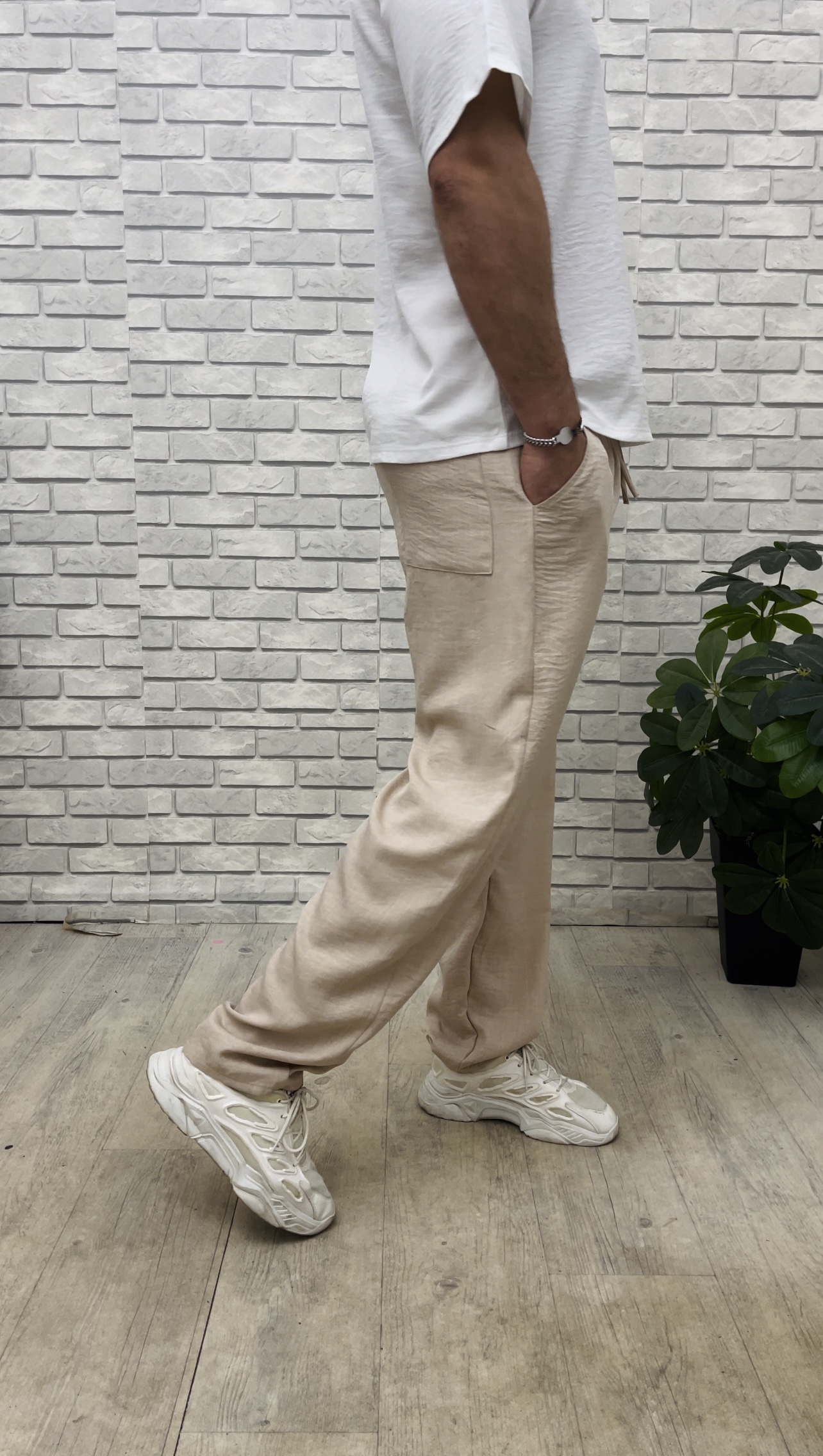 Pantalon emporio armani 100% Lin - الصورة 3