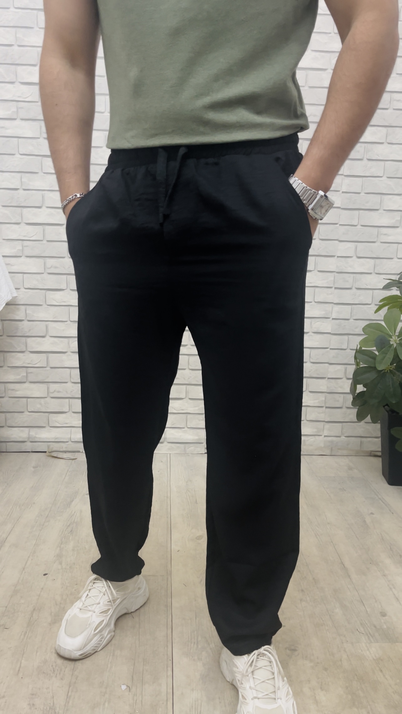 Pantalon emporio armani 100% Lin - الصورة 10