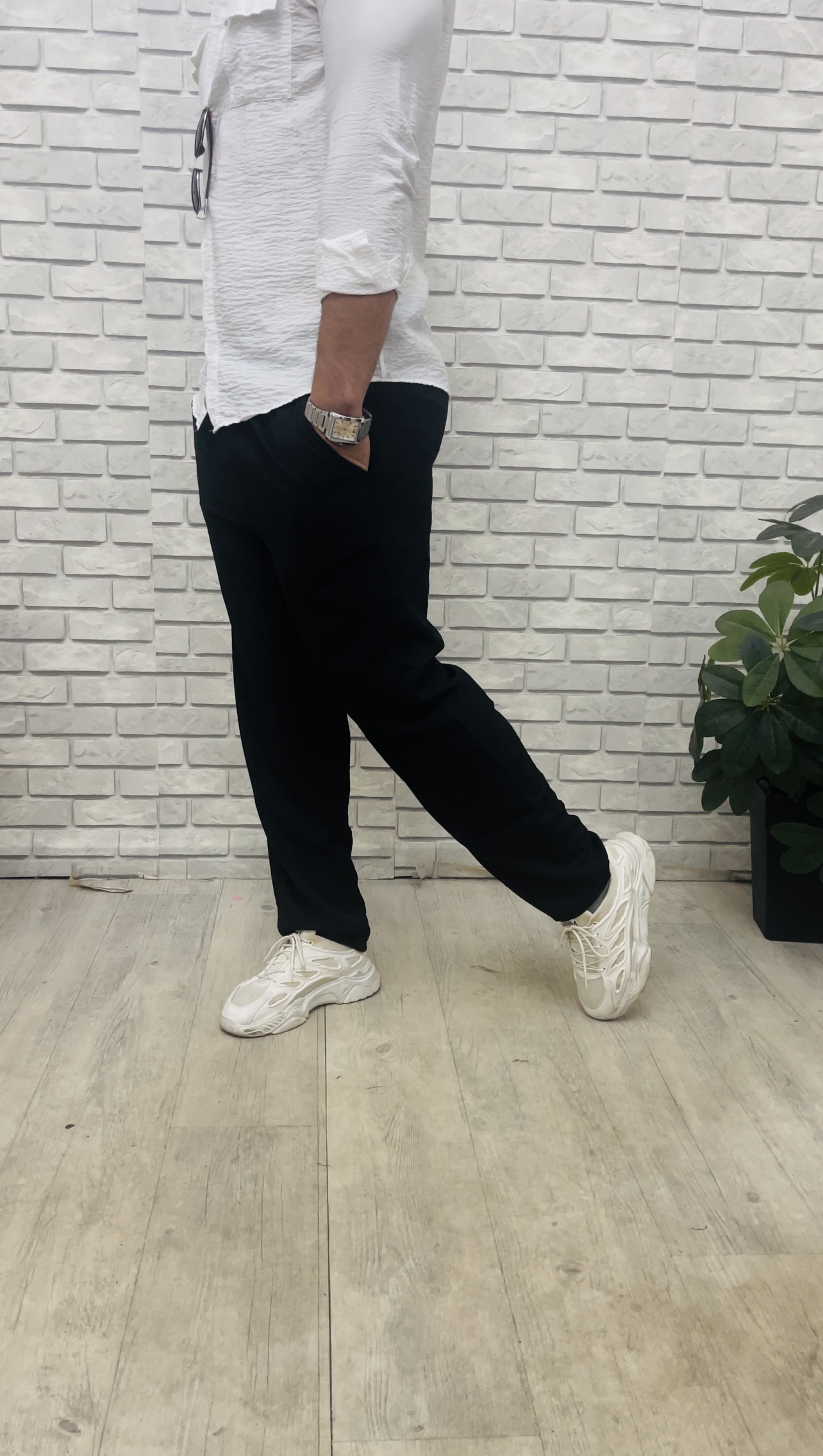 Pantalon emporio armani 100% Lin - الصورة 9