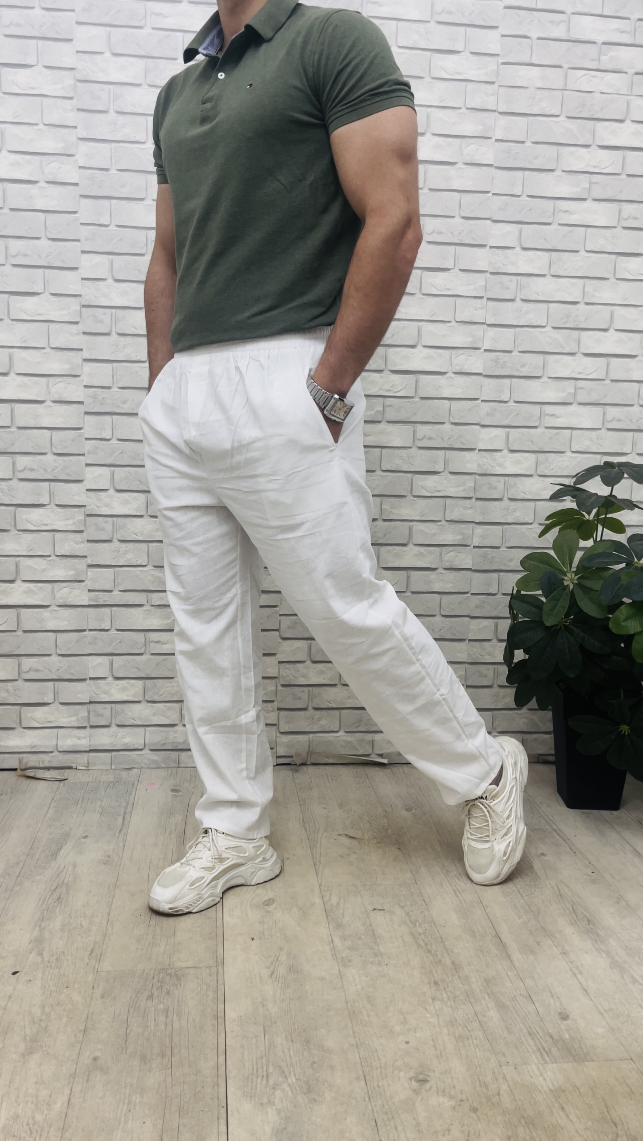 Pantalon emporio armani 100% Lin