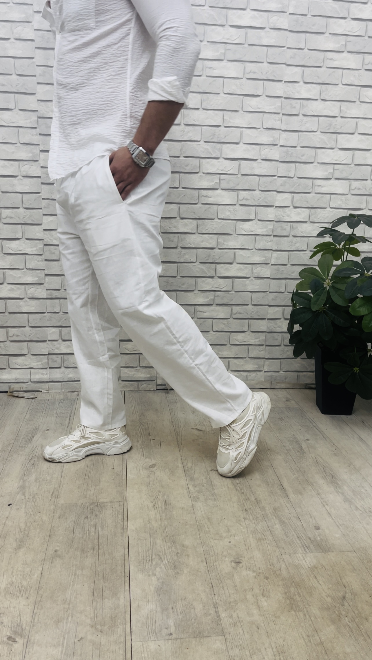 Pantalon emporio armani 100% Lin - الصورة 6